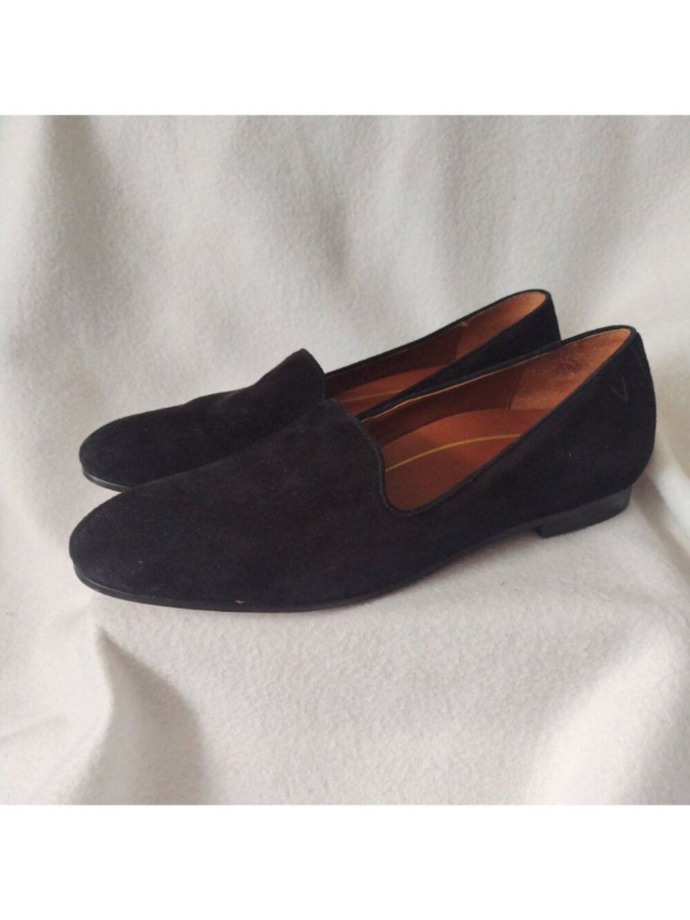Vionic Willa Black Suede Loafers 8 Comfort Slip-On Business Casual Shoes - Picture 10 of 10